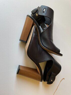 Vince Open Toe Bootie, Size 7